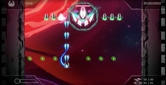 Figure 3: Screenshot from the PS4 version of Velocity 2x (2014)